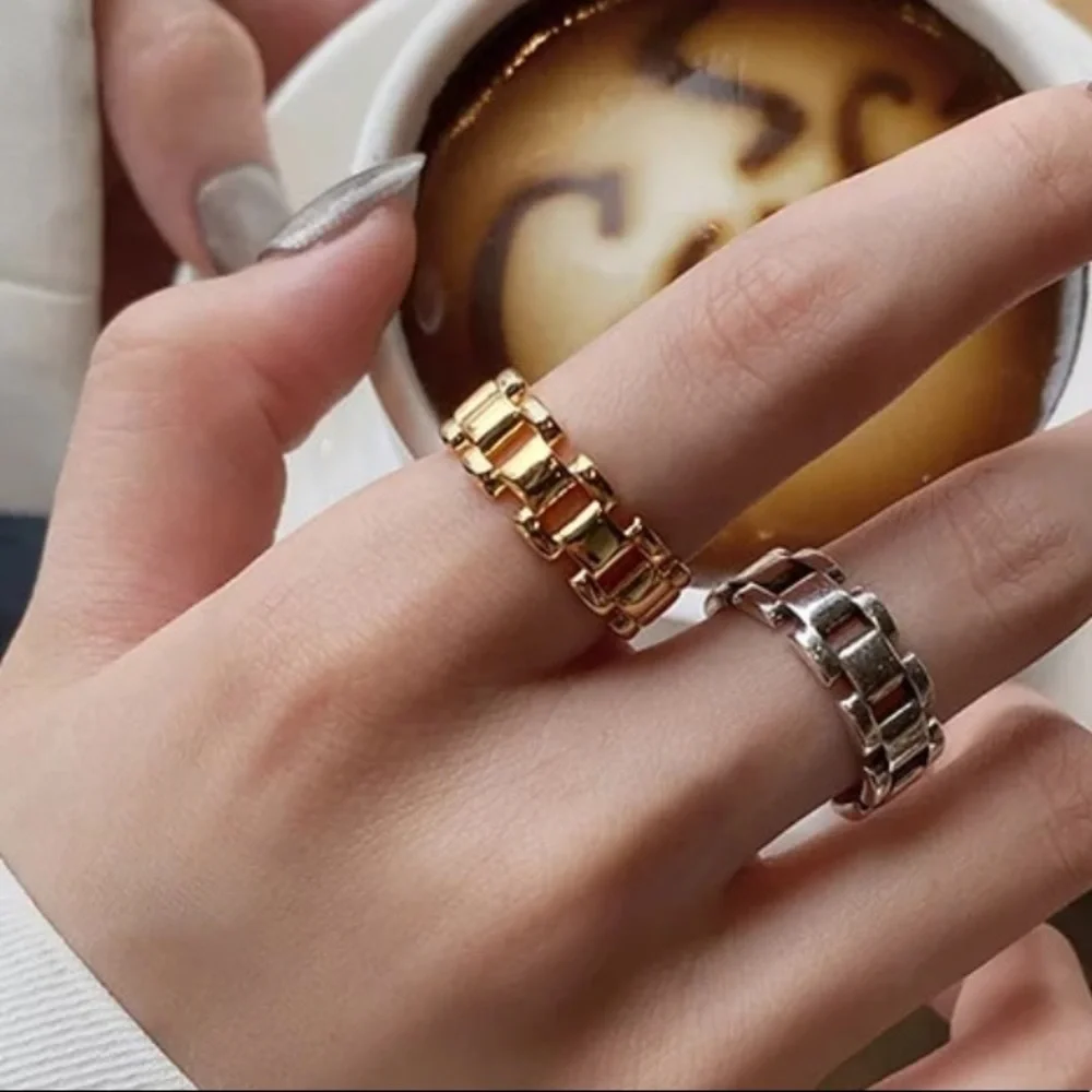 ⚡️Insta watch chain gold plated ring - Picture 4 of 4